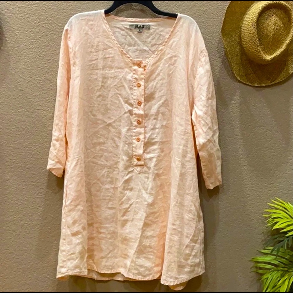 FLAX oversized tunic top